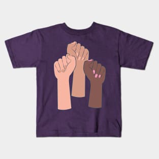 All women fists Kids T-Shirt